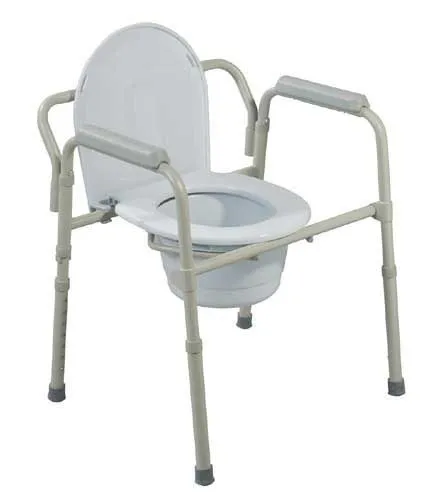 Drive Devilbiss Healthcare - From: 1366A To: 1366B - Drive Medical Commode  Folding Steel Retail Packaged