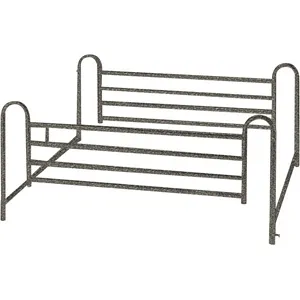 Drive Devilbiss Healthcare - drive - 15001ABV - Drive Medical  Full Length Bed Side Rail  43 to 72 Inch Length 19 1/2 Inch Height