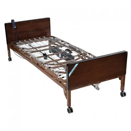 Drive Devilbiss Healthcare - From: 15030BV-PKG To: 15030BV-PKG-1 - Drive Medical Delta Ultra Light 1000 Electric Bed Package Delta Ultra Light 1000 Home Care 88 Inch Length Spring Deck 12 1/2 to 21 1/2 Inch Height Range