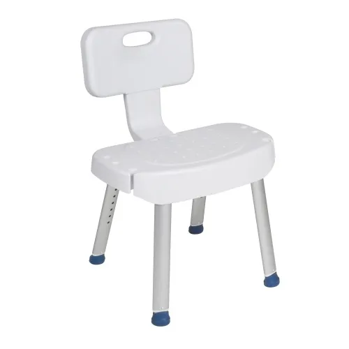 Drive Medical - rtl12606 - Bathroom Safety Shower Chair with Folding Back