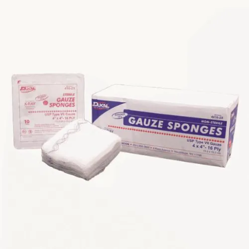 Dukal - 432-2X - Gauze Sponge, X-Ray Detectable, Sterile Tray, 32-Ply