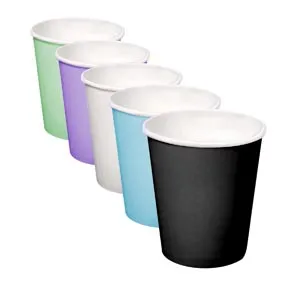Dukal - From: UBC-6210 to  UBC-6215 - Dukal Paper Drinking Cups 5 oz- 800-cs UBC-6210 Black UBC-6211 Blue UBC-6214 Lavender UBC-6215 Green