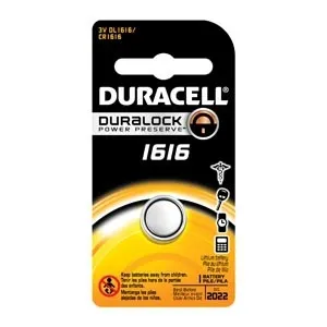 Duracell - DL1616BPK - Battery, Lithium, 3V, (UPC# 66169)