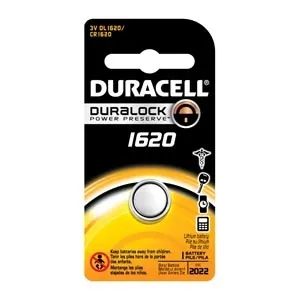 Duracell - DL1620BPK - Battery, Lithium, 3V, (UPC# 66171)