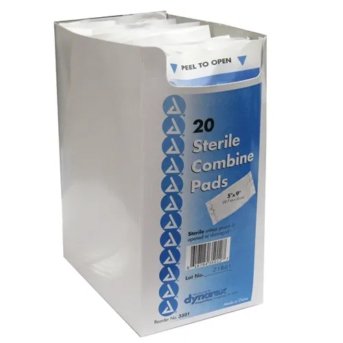 Dynarex - From: 12010A To: 12010C - ABD Combine Pad Sterile 8 x 10  24/Bx
