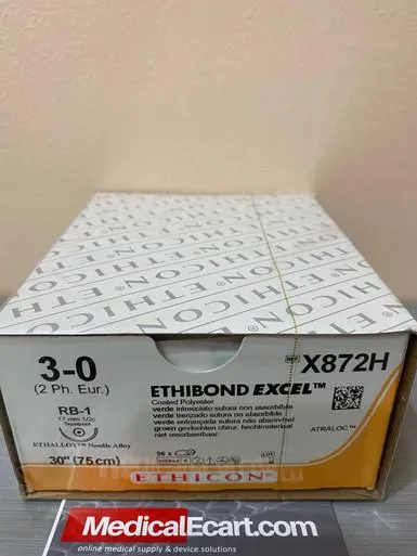 Ethicon - X834h - Suture 0 30in Ethibond Excel G Sh