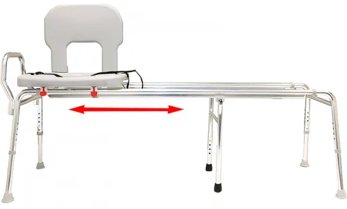 Eagle Health Supplies - From: 77963 To: 77993 - Eagle Health Toilet to Tub Sliding Transfer Bench (Long)