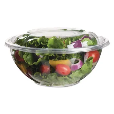 Ecoprodct - ECOEPSB24 - Renewable And Compostable Salad Bowls With Lids - 24 Oz, 50/Pack, 3 Packs/Carton