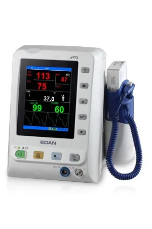 Edan - M3 - M3 Vitals Monitor 5.7-inch touch screen, High resolution display easy to read.le Lithium-Ion Battery for Edan monitors (14.8V, 2500mAh) Power Cord (USA standard) Ground Cable and User Manual. (Printer Optional) (DROP)