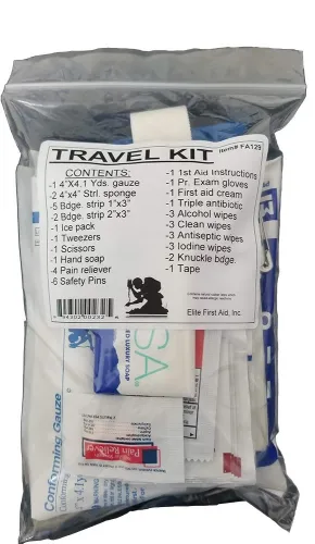 Elite First Aid - FA129-EFA - Travel Kit Reclosable Bag