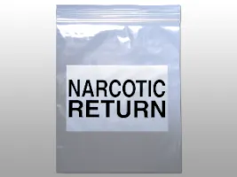Elkay Plastics - F206508NAR - Narcotic Return Bag - Seal Top Reclosable