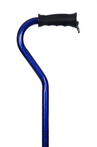 Essential - W1346DB - Medical Supply  Gentle Touch Offset Cane-Danube Blue