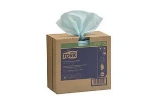 Essity - From: 530137 To: 530178 - Cleaning Cloth, Heavy Duty, Top Pak, Premium, White, 1 Ply, Embossed, W4, 16.9" x 14", 100 sht/pk, 5 pk/cs