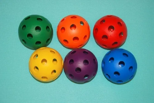 Everrich From: EVB-0048 To: EVB-0049 - 7.2cm Dia. Plastic Baseball-w/holes 9cm Plasticball Softball-w/holes