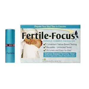 Fairhaven Health - 00028 - Fertile-Focus Saliva Ovulation Fertility Test, Reusable