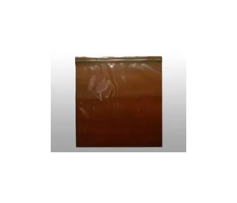 Elkay Plastics - FAM30608 - Pharmacy Bag 6 X 8 Inch Amber Zip Closure