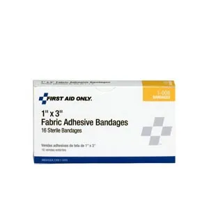 First Aid Only - From: 1-007-001 To: 1-656  Fabric Bandages, 2"x4", 6/bx  (DROP SHIP ONLY)