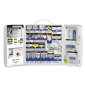 First Aid Only - 1000-FAE-0103 - Large Plastic Smart Compliance Cabinet w/ Meds (DROP SHIP ONLY)