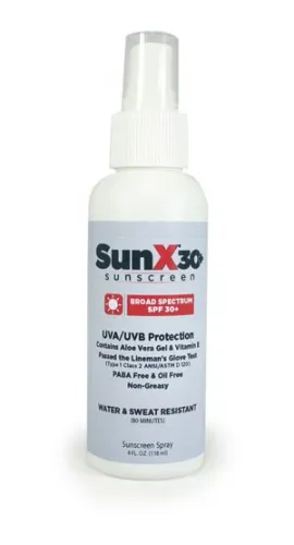 First Aid Only - 18-304 - SunX30 Sunscreen Spray, 4oz, Pump  (DROP SHIP ONLY - $50 Minimum Order)