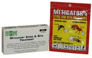 First Aid Only - 19-003 - Mitigator Sting Relief Packet, 1/bx (DROP SHIP ONLY - $50 Minimum Order)