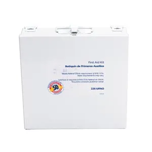 First Aid Only - From: 90564 To: 91064 - 50 Person First Aid Kit, ANSI A+, Plastic Case with Dividers (DROP SHIP ONLY)