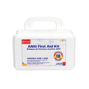First Aid Only - 238-AN - 10 Unit First Aid Kit, Plastic Case  (DROP SHIP ONLY)