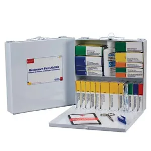 First Aid Only - 260-U/FAO - Restaurant First Aid Kit, 75 Person, Metal Case (DROP SHIP ONLY - $50 Minimum Order)
