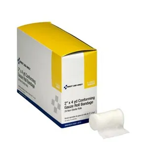 First Aid Only - 51018-001 - Conforming Gauze, 4&#148;x4yd, Non-Sterile, 1/bx (DROP SHIP ONLY - $50 Minimum Order)