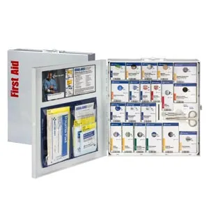 First Aid Only - From: 746000 To: 746004 - Large Metal Smart Compliance Cabinet, ANSI A+ without Meds (DROP SHIP ONLY)
