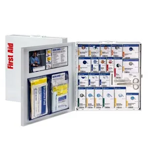 First Aid Only - 90658 - Metal Smart Compliance Food Service Cabinet, Medium, w/o Meds, ANSI A  (DROP SHIP ONLY - $50 Minimum Order)