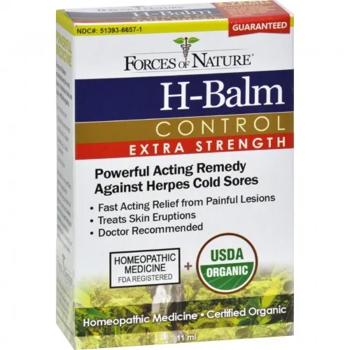 Forces of Nature - 1025303 - Organic H-Balm Daily Control - Extra Strength - 11 ml