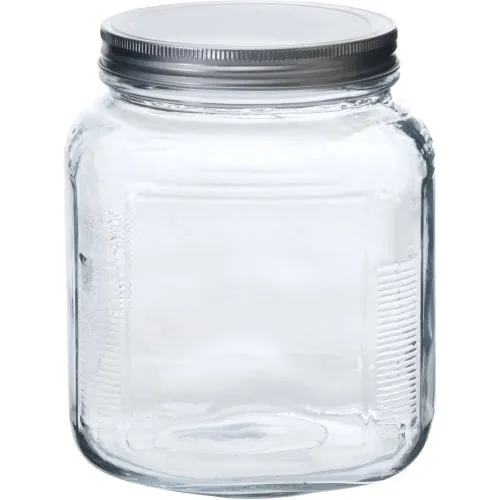 Frontier - From: 8489 To: 8490 - Glass Jar with Metal Lid 2 Quart