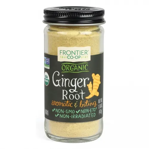Frontier Bulk - 7010 - Frontier Bulk Ginger Root, Ground ORGANIC, Fair Trade Certified™, 1 lb. package