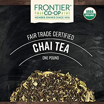 Frontier Bulk - From: 2871 To: 2872 - Chai Green Tea ORGANIC, Fair Trade Certified™, 1 lb. package