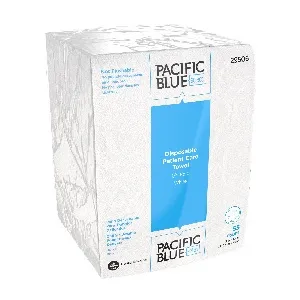 Georgia-Pacific Consumer - 29506 - Pacific Blue Select&#153; Washcloth, Disposable, Patient Care, A300, White, 13"(L)x10"(W), 1/4-Fold, 24/cs