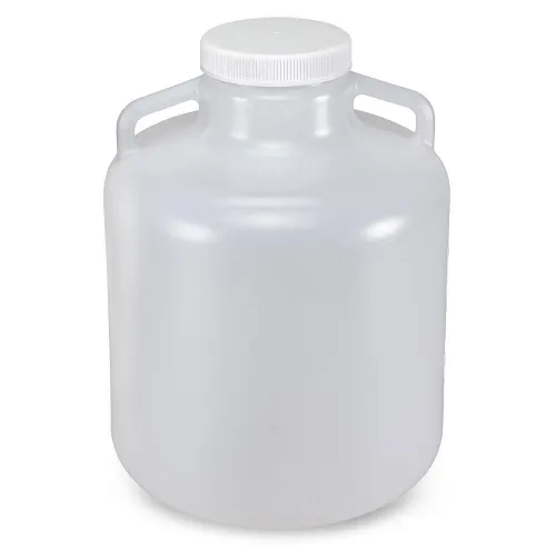 Globe Scientific - From: 7300005 To: 7310020 - Carboy, Rectangular With Spigot And Handle, Pp, Screwcap, Molded Graduations, Autoclavable