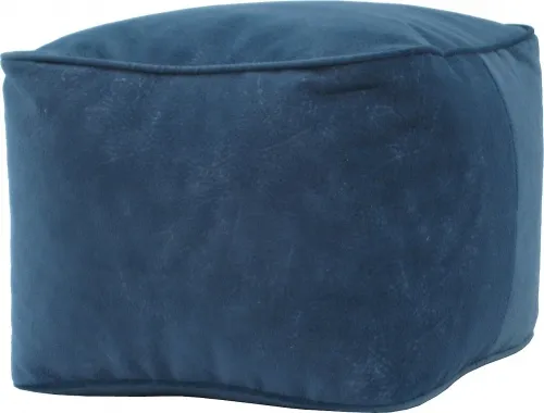 Gold Medal - From: 1BF11046104 To: 1BF11046137 - Small Leather Look Vinyl Ottoman Color: Blue Type of Upholsery: Leather Look