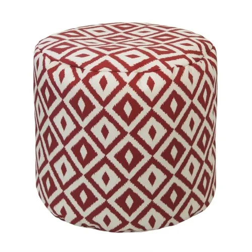 Gold Medal - From: 1BF11982102 To: 1BF11982132 - Outdoor Ottoman Aztec Chili Pepper Pattern red white diamonds