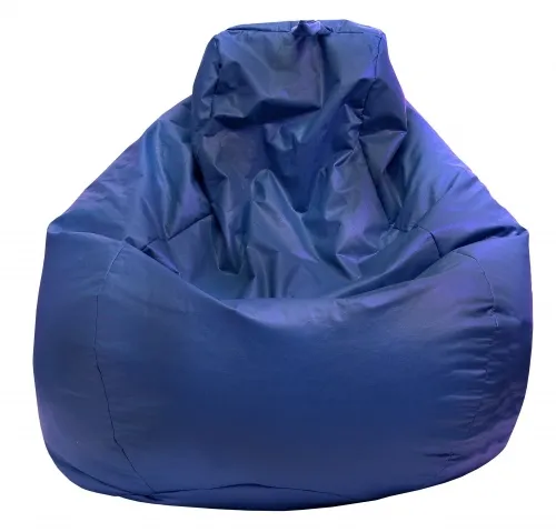 Gold Medal - From: 30011209116TD To: 30011246837TD - Large Tear Drop Leather Look Vinyl Bean Bag Color: Medium Blue Type of Upholsery: Leather Look Vinyl