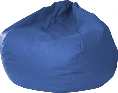 Gold Medal - From: 30012841819 To: 30012846837 - Extra Large Leather Look Vinyl Bean Bag Color: Medium Blue Type of Upholsery: Leather Look Vinyl