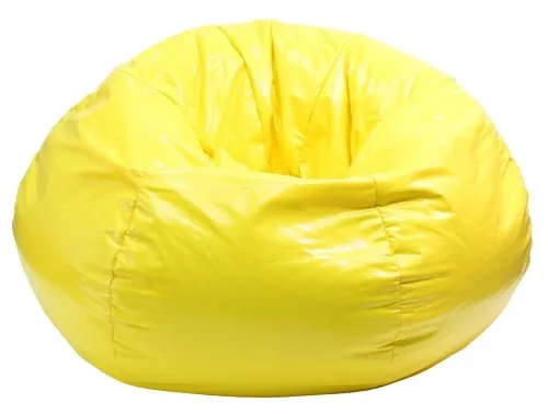 Gold Medal - 30014009116 - 30014009207 - XXL Wet Look Vinyl Bean Bag - Color: Yellow Type Of Upholsery: Blue Red