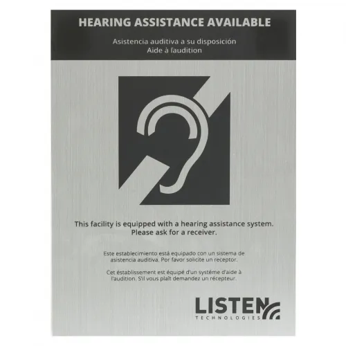 Harris Communication - LT-LA304 - Assistive Listening Notification Signage Kit