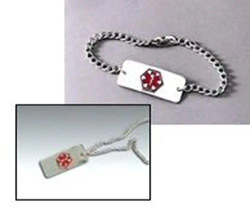 Health Enterprises - 2542CN - Medical Identification Jewelry-Necklace- Heart