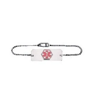 Health Enterprises - VWD - Acu-Life Medical ID Diabetic Women's Bracelet, Chain