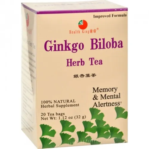 Health King Medicinal Teas - From: 239015 To: 239033 - 418111 Health King Ginkgo Biloba Herb Tea 20 Tea Bags