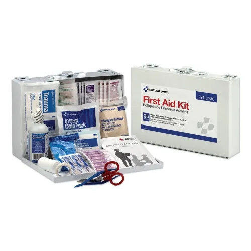 Healthsmart - From: 65025001900 to  FAO224U - First Aid Kit Metal Case 25 People