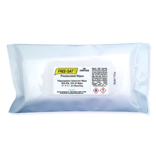 High Tech Conversion - FS-NT1-77 - Free-sat (70/30) Pre-saturated Wipes Iso Class 5