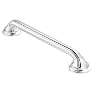 Home Care By Moen - 8718D3GCH - Designer Ultima SecureMount Grab Bar with Curl Grip, Chrome