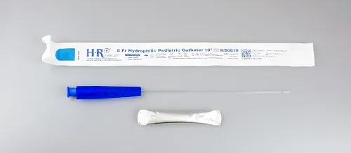 Hr Pharmaceuticals - From: HS0810 To: HS1816 - HR Pharmaceuticals Redicath Hydrophilic Catheter 8fr 10" With Water Bag And Touch Free Sleeve