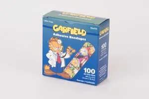 ASO - GAR5293 - Garfield Bandages, &frac34;" x 3" Strips, Latex Free (LF), 100/bx, 12 bx/cs
